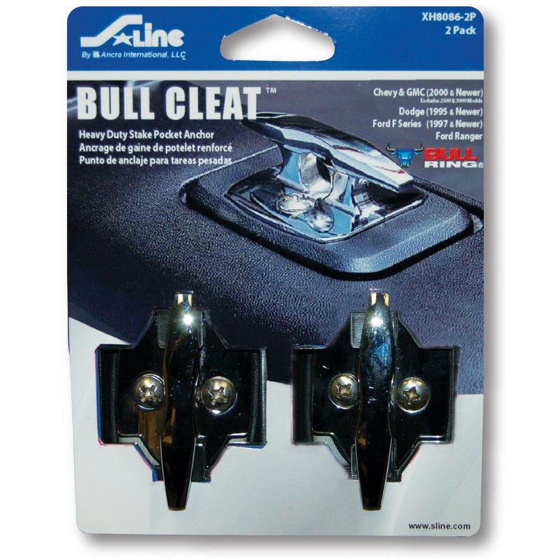S-Line XH8086-2P Bull Cleat Stake Pocket Anchor, 2-Pack