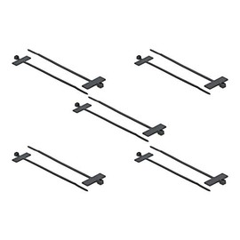 DeLOCK Cable Ties with Labelling Field L 200 x W 2.5 mm Black Pack of 10