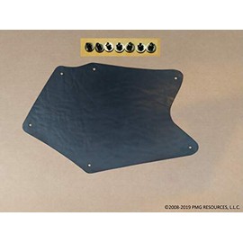 Yota Liners Front Left Splash Shield with Clips for Tundra & Sequoia 2007-2020 (Fender Liner, Apron, Shield, Splash Guard, Skirt, Guard, Seal, Splash Seal) U