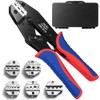 Crimping Tool Set, Ratchet Wire Crimper Tool For Heat Shrink,