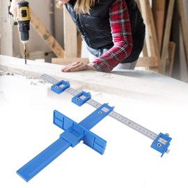 Fixed Hole Tools, Fixture Locator Woodworking Drill, Removable Pull Drawer Durable Stainless Steel for Carpentry Work Industrial