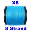 Reaction Tackle Braided Fishing Line - 8 Strand Sea Blue