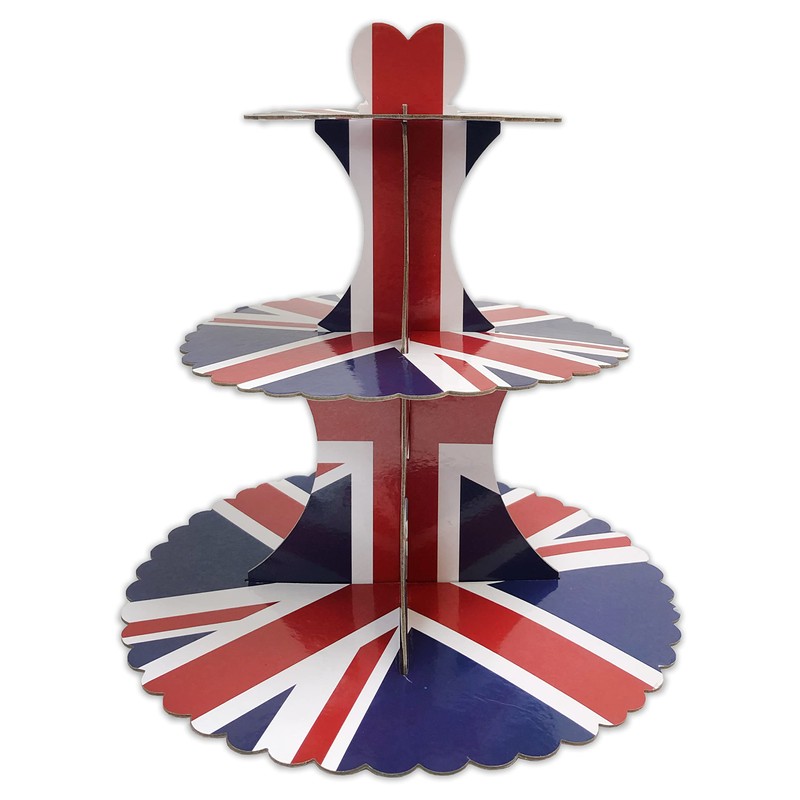 Union Jack Tableware Olympics Great Britain GB Flag - Cupcake