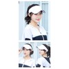 G-tiamo Women's Sun Visor, Cap, Hat, Sun Protection, Sun Protection,