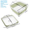 DUOFIRE Foldable Wash Basin 9L（2.37 Gallons） Dish Tub Collapsible Portable