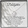 Amaani Gift for Daughter from Dad To my Daughter Jewellery