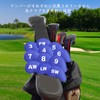 11pcs Golf Iron Covers Magnetic Closure Golf Head Covers Wedge