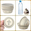 Vesici 300 Counts First Holy Communion Cupcake Liners Religious Cross
