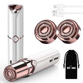 Electric Painless Hair Remover, Facial Hair Removal for Women - as Seen on TV Face Shaver, Hair Removal Device with 2 Replacement Heads