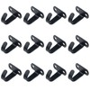 Antrader 12-Pack Stainless Steel Screws Mount Ceiling Hooks, Under-Shelf Coat