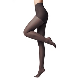 Conte Sheer Full Support Control Top Pantyhose Tights with Vitamin E for Sensitive Skin Active Soft 20 Den, Black (Nero), Large