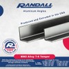 Aluminum Angle (1/2" Wide x 1/16" Thick) 4 FT Long