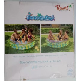 resort PoolCandy Inflatable Lemon Sunning Pool For 2 Adults