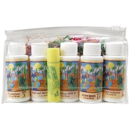 Cosmetic Travel Bag - Five - 1 oz. Skin Care - Plus Lipkist - Lipbalm - Skincare - Skin Care Idea – Soothing – Moisturizing