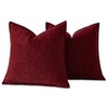 OTOSTAR Pack of 2 Chenille Decorative Throw Pillow Covers 20x20