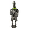 Wine Bottle Holder Knite 19" Tall with Bottle Stopper –