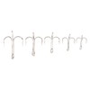 120PCS Treble Fishhooks Set High Carbon Steel High Strength Treble