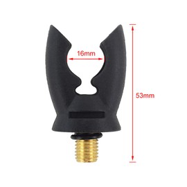 Hirisi Tackle 4 x Carp Fishing Rod Rest Head Rubber Gripper for All Rod Holders Carp Coarse Fishing Accessories (Pack of 4)