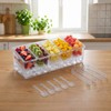 Condiment Caddy, 5 Compartment Ice Chilled Serving Tray, Serving Platter