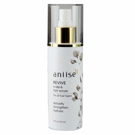 Aniise Scalp & Hair Serum, Vegan. Rose Water, Witch Hazel, Castor Oil, Vitamin E, Peppermint, Apple Cider Vinegar, Strengthens & Hydrates. All Hair Types. 5 Fl Oz.