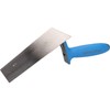 180 x 110mm Bucket Trowel Carbon Steel Soft-Grip Handle Cement