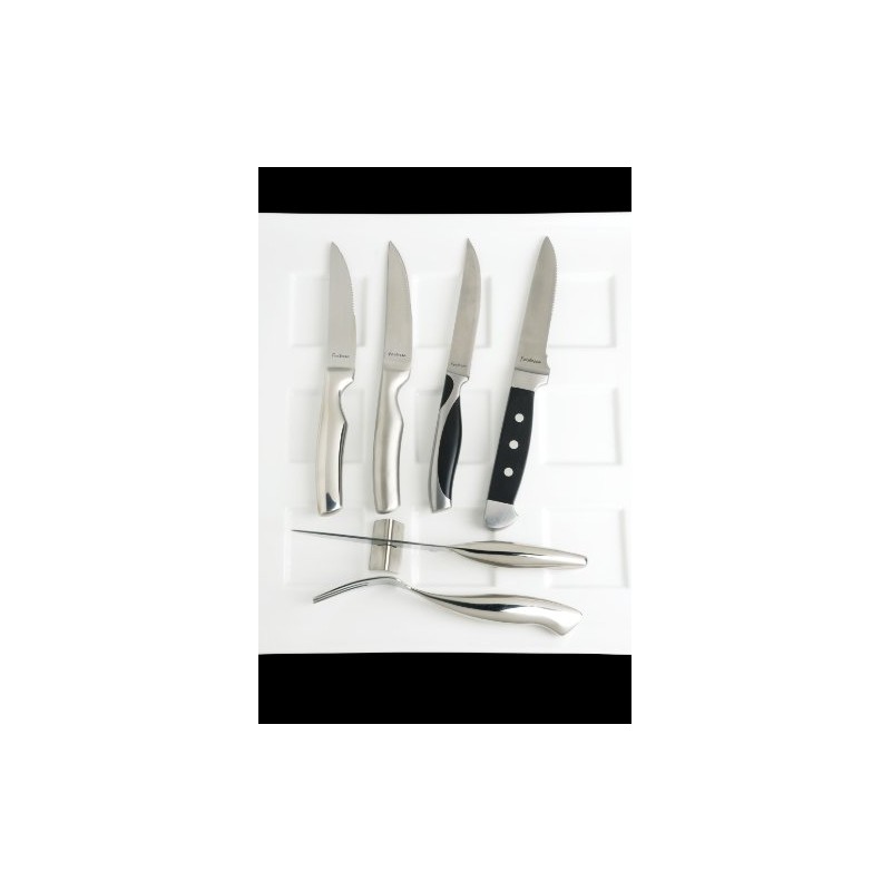 Fortessa Prime Cut Steak Knife with Stainless Steel Handle, 9.5-Inch,