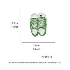 Unisex Cute Shoes Design Brooch, Fashion Creative Alloy Badge for Backpack & Scarf & Clothes, Trendy All-match Accessories As Gift for Women & Men