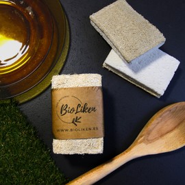 Biodegradable Eco-Friendly Kitchen Cleaning Sponges, Pack of 3