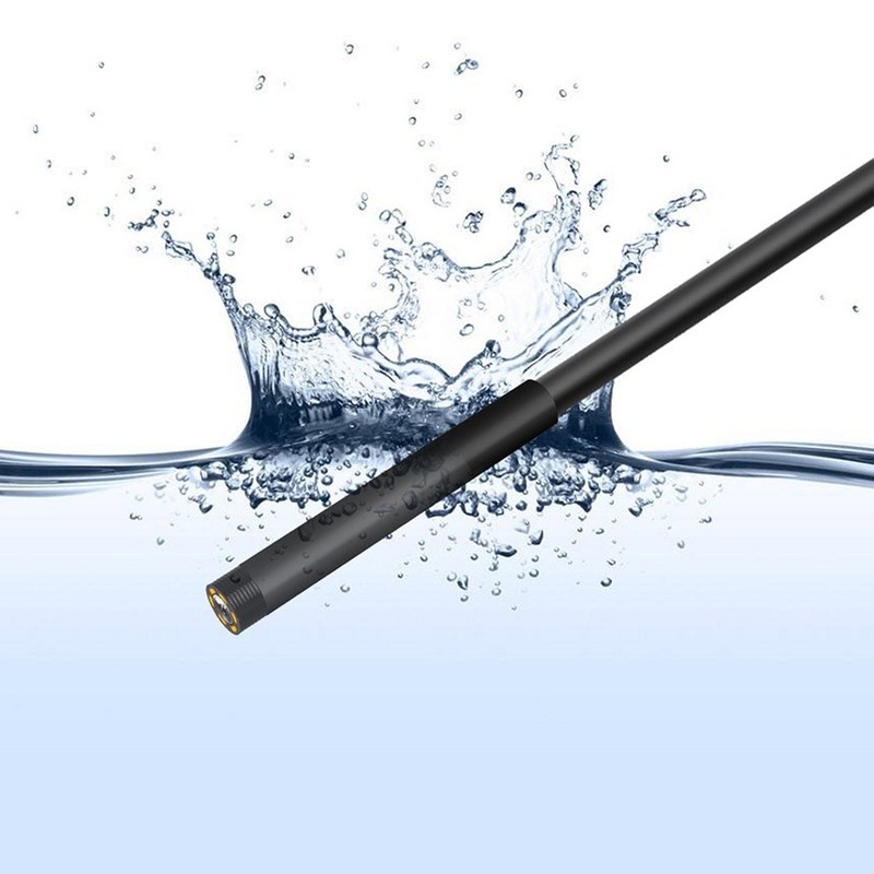 7.9mm Dual Lens Endoscope 1080P HD IP67 Waterproof IPS Screen