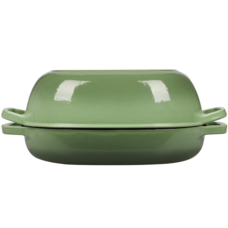 EDGING CASTING Enameled Cast Iron Dutch Oven Pot with Lid,
