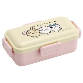 Skater PFLB6AG-A Chiikawa Lunch Box, 18.9 fl oz (530 ml), Antibacterial, Fluffy, Domed Lid, For Women, Made in Japan