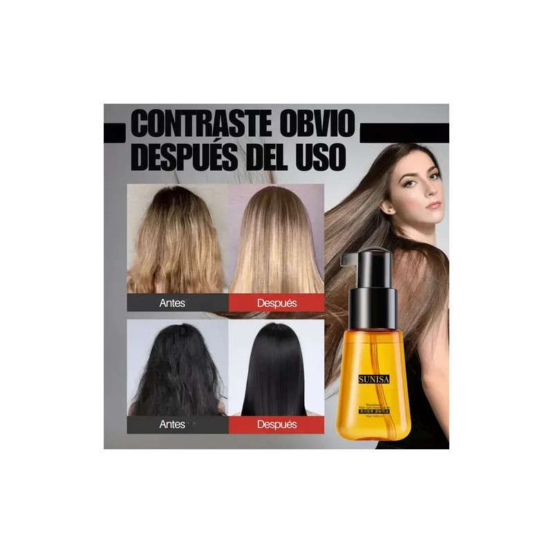 Tratamiento Cabello Anti Frizz Aceite Iluminador Rizos F