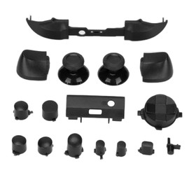 GOWENIC Limouyin para Series Juego Completo de Botones, Dpad Bumper Trigger Button Kit de reparación de Botones de Repuesto para Series X y S (Negro)
