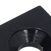 10Pcs Profile End Caps Aluminum Alloy Single Hole Cover Plate