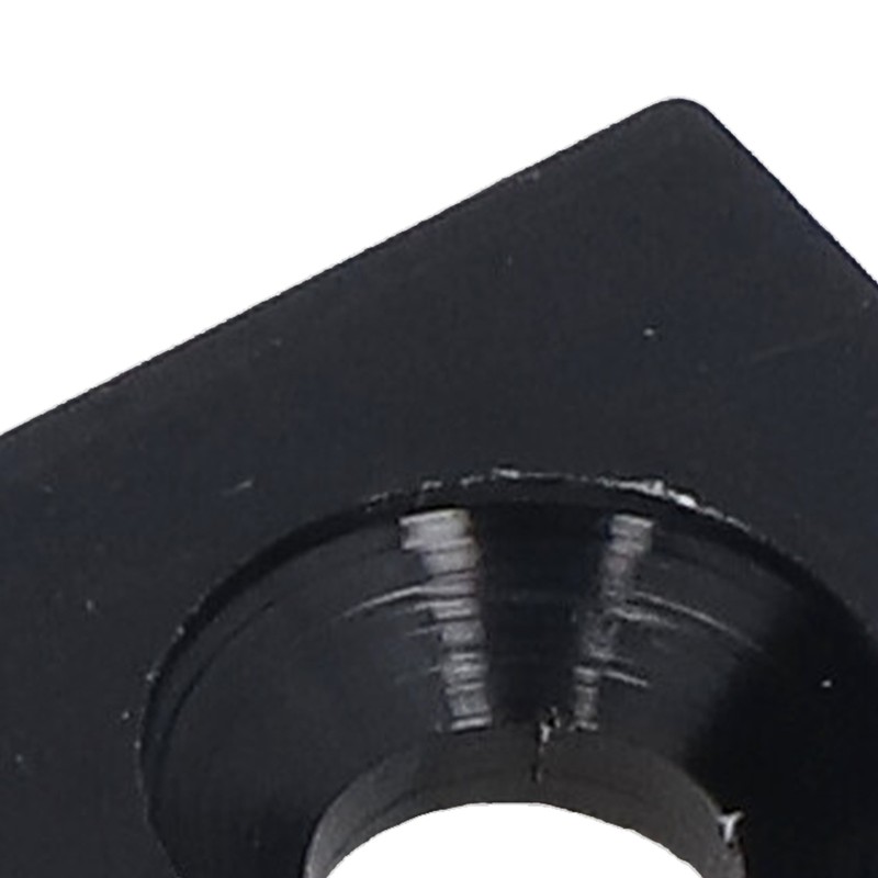 10Pcs Profile End Caps Aluminum Alloy Single Hole Cover Plate