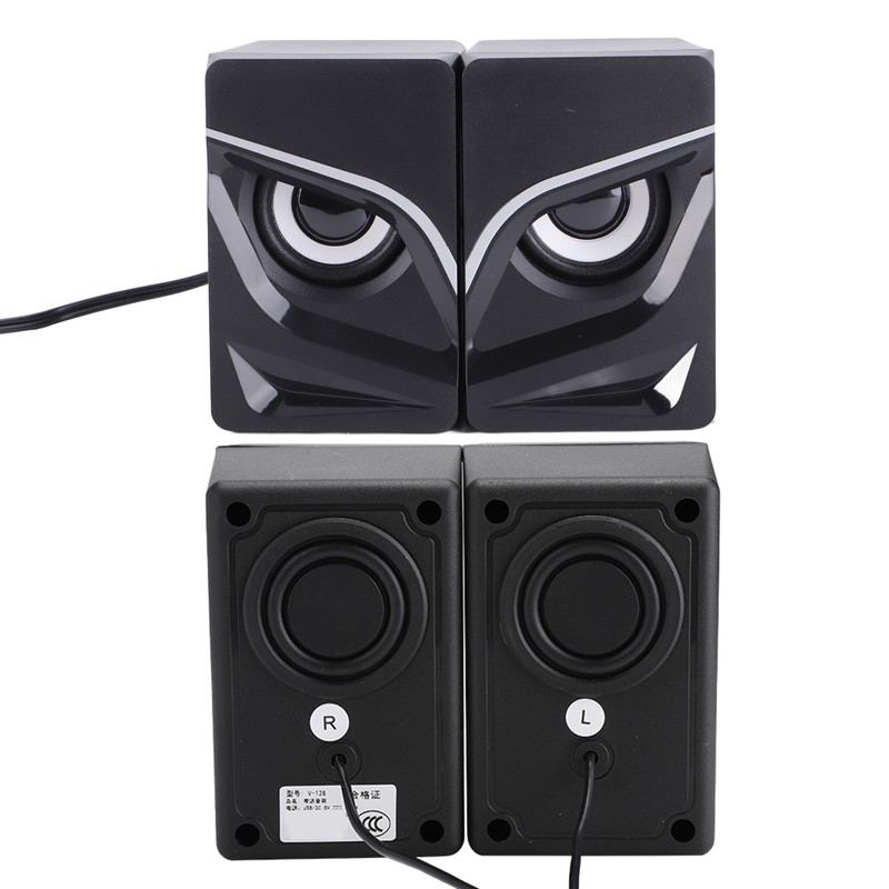 SADA V-128 Desktop Mini USB 2.1 Subwoofer Upgrade Computer Speaker