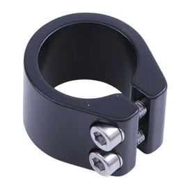 morytrade Seat Clamp, Wide Type, 1.0 inch (2.5 cm) Height, Seat Post Clamp, Bicycle Road Bike, MTB Carbon Frame (1.3 inches (34.9 mm)