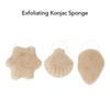 3pcs Walnut Powder Exfoliating Facial Sponge Soft Skin Cleansing Konjac
