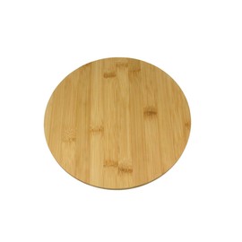 Tsukasaki 30-403-2 Round Bamboo Cutting Board, 9.8 inches (25 cm)