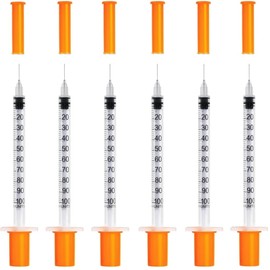 ZOGSNTON 1cc 1ml 30Gauge 1/2inch(13mm) Disposable Dispensing Lab Supplies Individually Sealed Packaging, 20 Pack