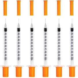 ZOGSNTON 1cc 1ml 30Gauge 1/2inch(13mm) Disposable Dispensing Lab Supplies Individually Sealed Packaging, 20 Pack