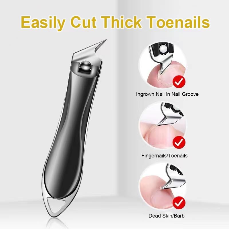 Electric Nail Clippers, 2025 Improved Nail Clippers Set, Includes an