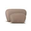 Kattee Leather Makeup Bag, Travel Cosmetic Bag Set, Toiletry bag