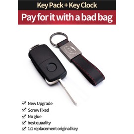 Cover Shell Key Fob Case Remote Control 3 Buttons MK6 VW Volkswagen Golf Polo Tiguan Passat Touareg SEAT SKODA (MK6)