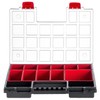 KADAX Organiser, Tool Box Made of Plastic, Small Parts Magazine