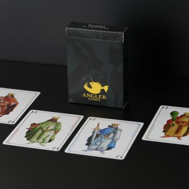 Angler Games Naipes Playing Cards, Plastic, Textured, and Flexible Deck of 50 Spanish Naipes (Shuffler Friendly) (2)