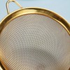 Kyraton Gold Fine Mesh Strainer 3 Pieces Set, Golden Flour