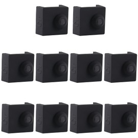 JUZITAO 10PCS 3D Printer Hotend Silicone Sock Heater Block Silicone Cover for Ender 3/3 Pro/3 V2, Ender 5/5 Plus/ 5 Pro, CR 10 Series, MK7/ 8/9 3D Printer Hotend