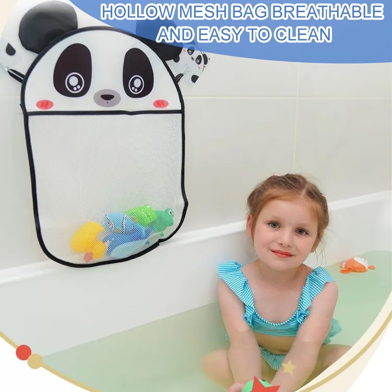 EYVRPAU Bath Toy Net Hygienic Storage Bath Toy Tub Shelf