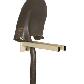 Gemplers Original Tool Rack for Shovels, Spades, Rakes, and Brooms, Black, Steel, 12 in L x 1-1/2 in W x 4-1/2 in H